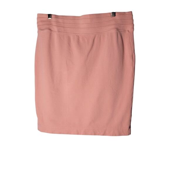 Pencil Skirt Peach Women's Size Large L Stretch Workwear Capsule One5One - Picture 2 of 8